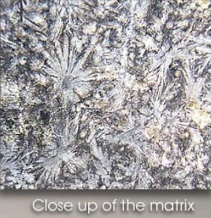 standby for northwest africa 4898 pyroxene&ndash;plagioclase sprays photo