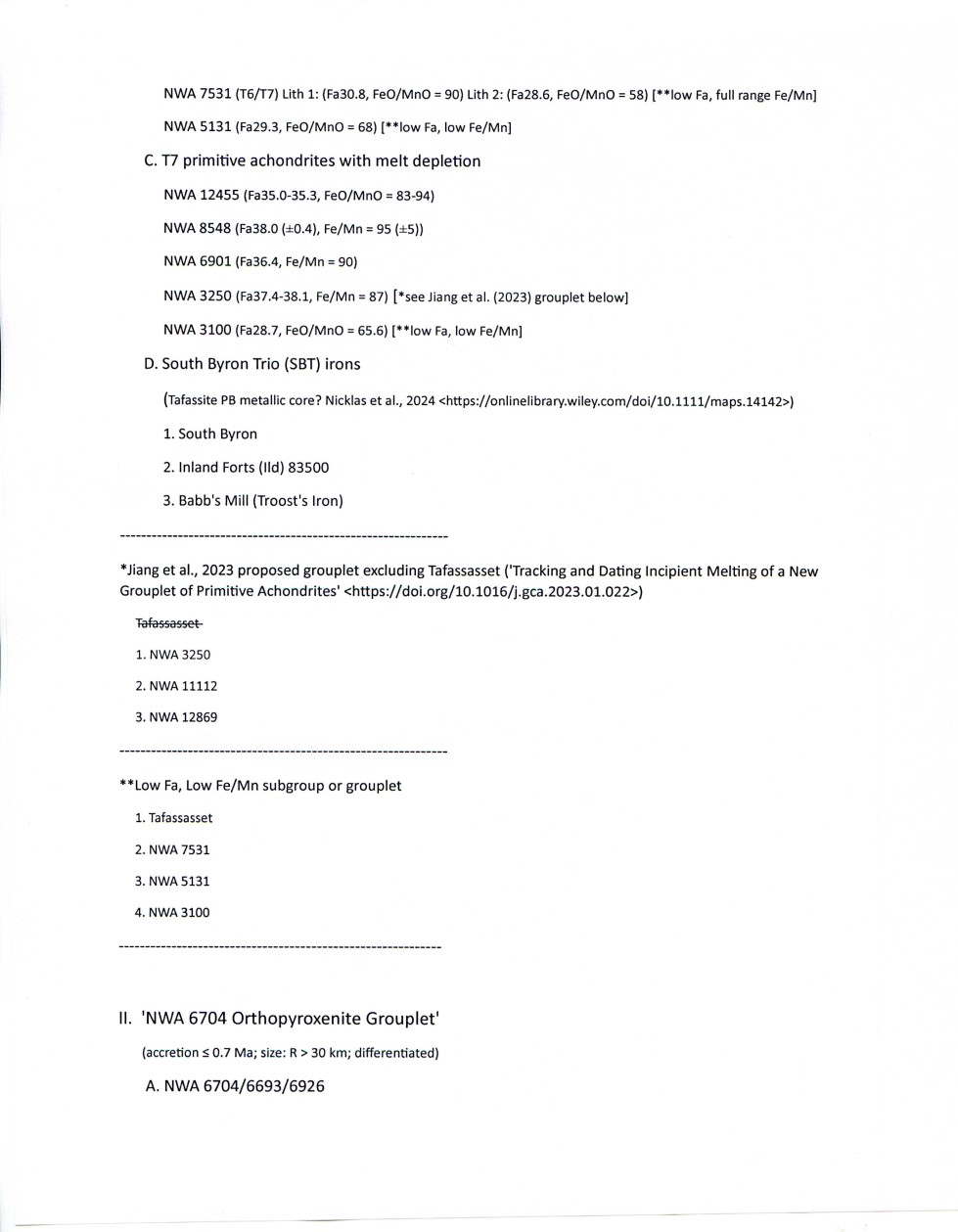 standby for tafassassite classification page 2