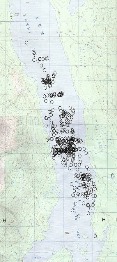 standby for tagish lake strewn field photo