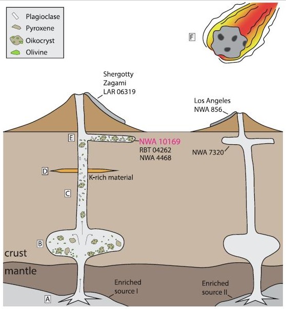 standby for shergottite model schematic